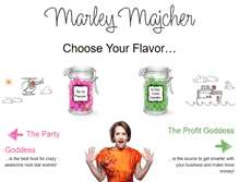 Tablet Screenshot of marleymajcher.com